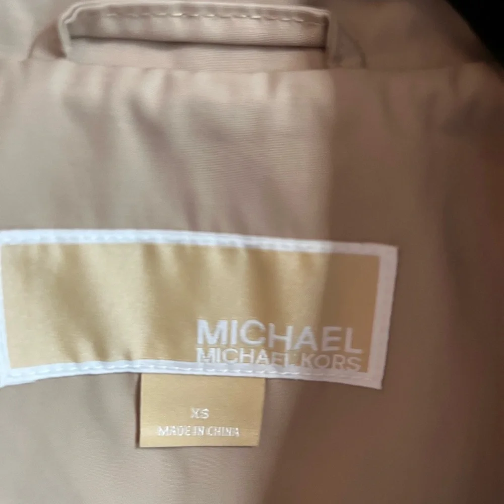 Michael Kors Beige Trench Coat - Picture 3 of 15